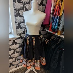 Boho embellished skirt